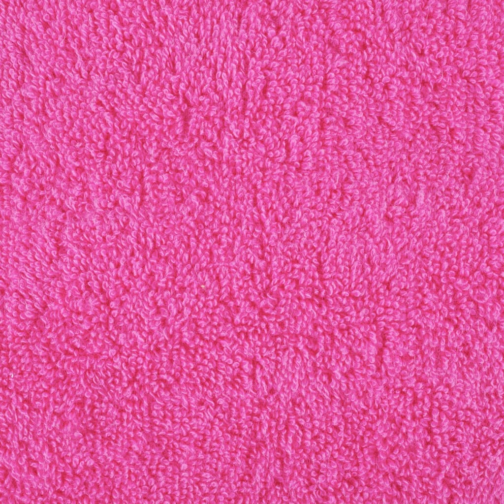 vidaXL Asciugamani da bagno Premium SOLUND 2 pz Rosa 100x150 cm 600 g/m² - Image 3 of 5