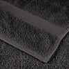 vidaXL Set ASciugamani SOLUND 6 pz Antracite 600 gsm - Image 3 of 5