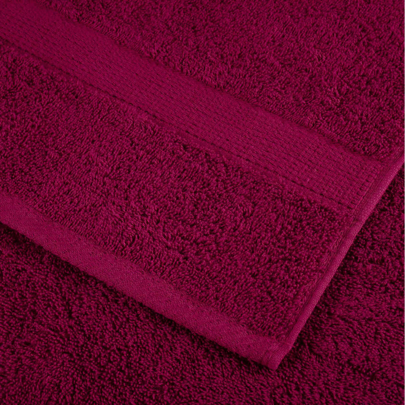 vidaXL SOLUND 8-Piece Towel Set Burgundy 600 gsm - Image 3 of 5