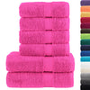 vidaXL Set ASciugamani SOLUND 6 pz Rosa 600 gsm - Image 1 of 5