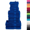 vidaXL Set ASciugamani SOLUND 12 pz Blu 600 gsm - Image 1 of 5