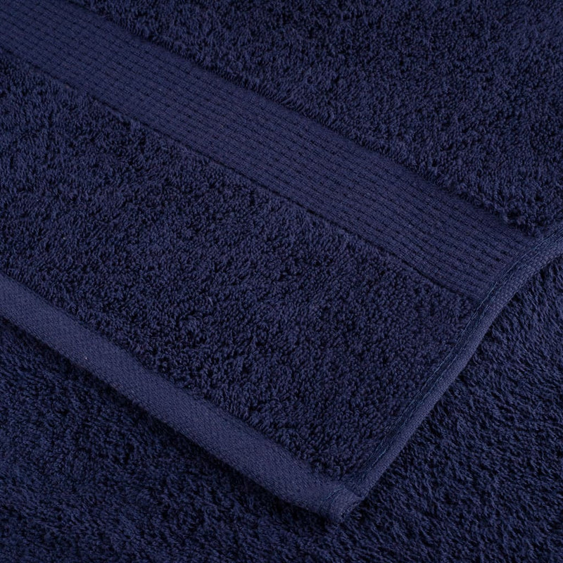 vidaXL Set ASciugamani SOLUND 12 pz Blu Navy 600 gsm - Image 3 of 5