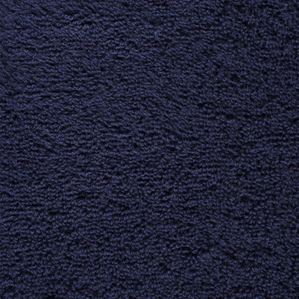 vidaXL Set ASciugamani SOLUND 12 pz Blu Navy 600 gsm - Image 5 of 5