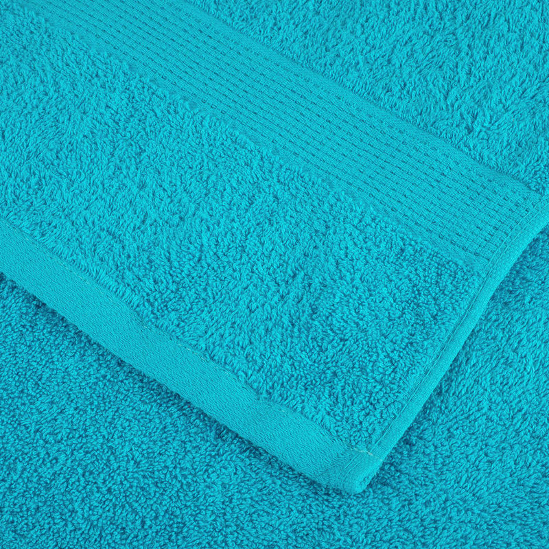 vidaXL Set ASciugamani SOLUND 12 pz Turchesi 600 gsm - Image 3 of 5
