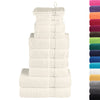 vidaXL Set ASciugamani SOLUND 12 pz Crema 600 gsm - Image 1 of 5