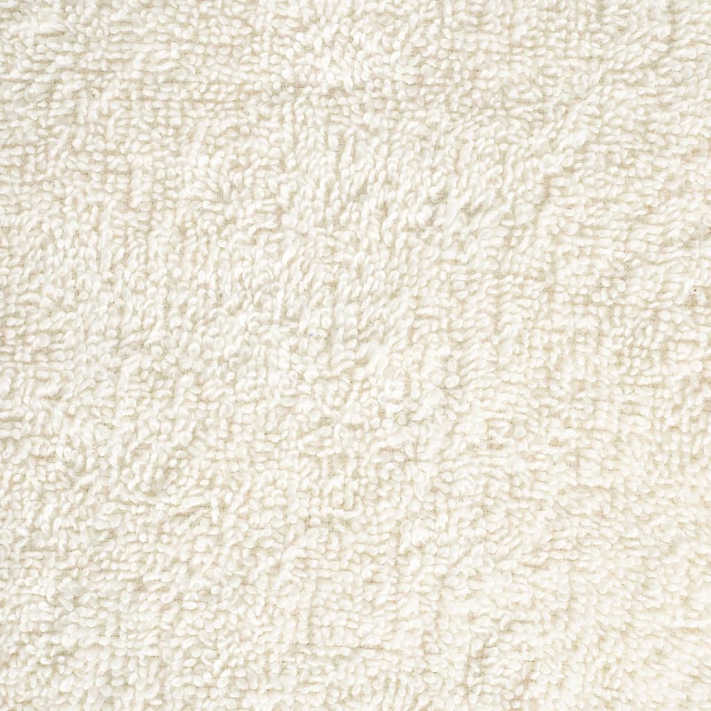 vidaXL Set ASciugamani SOLUND 12 pz Crema 600 gsm - Image 5 of 5
