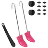 Allargatore per Stivali, Regolabile, con Calzascarpe – EU 34-40, Rosa e Nero - immagine 1 | SolPatio - Image 1 of 6