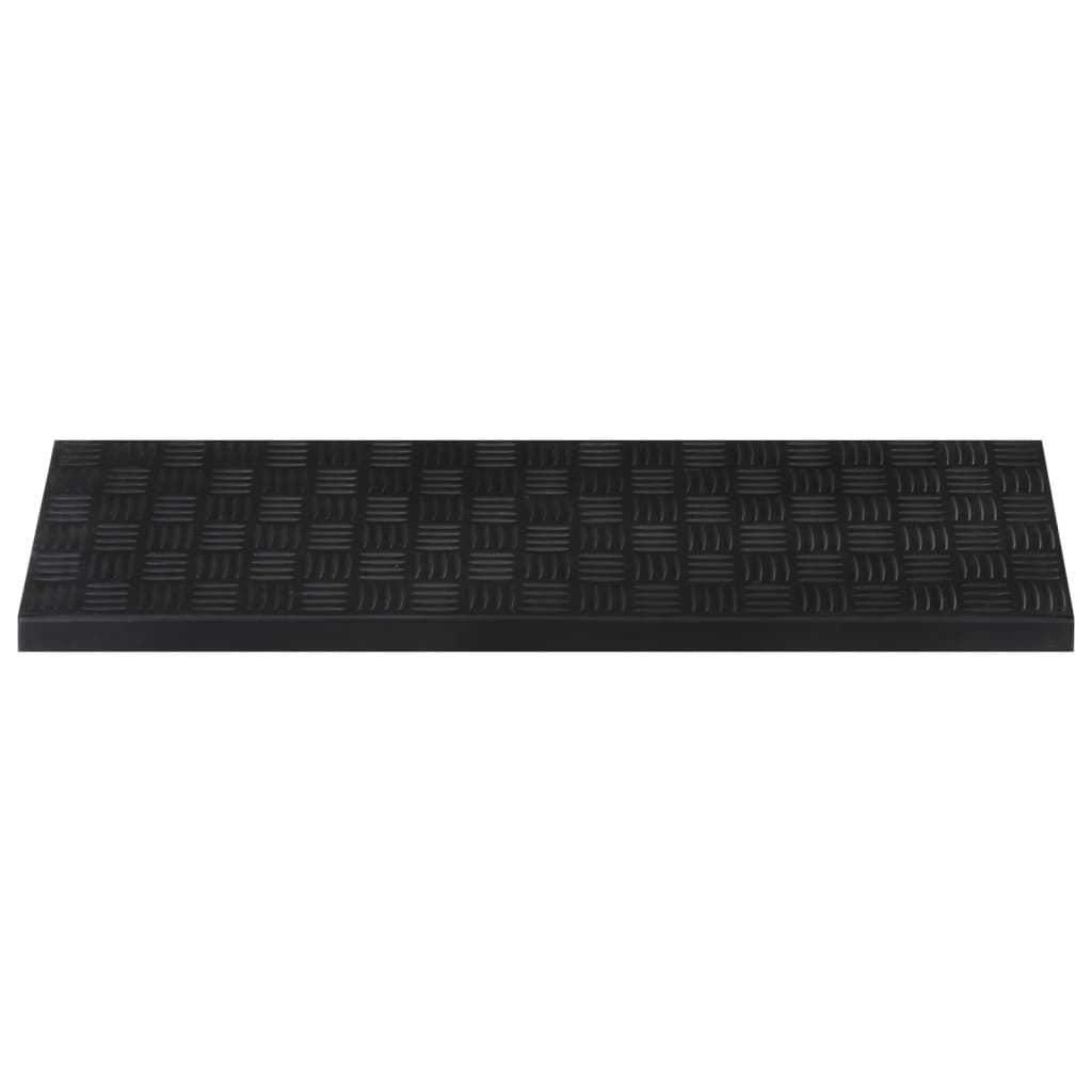 vidaXL Tappetino per Scale 5 pz 25x75 cm in Gomma - Image 39 of 81