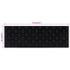 vidaXL Tappetino per Scale 5 pz 25x75 cm in Gomma - Image 78 of 81