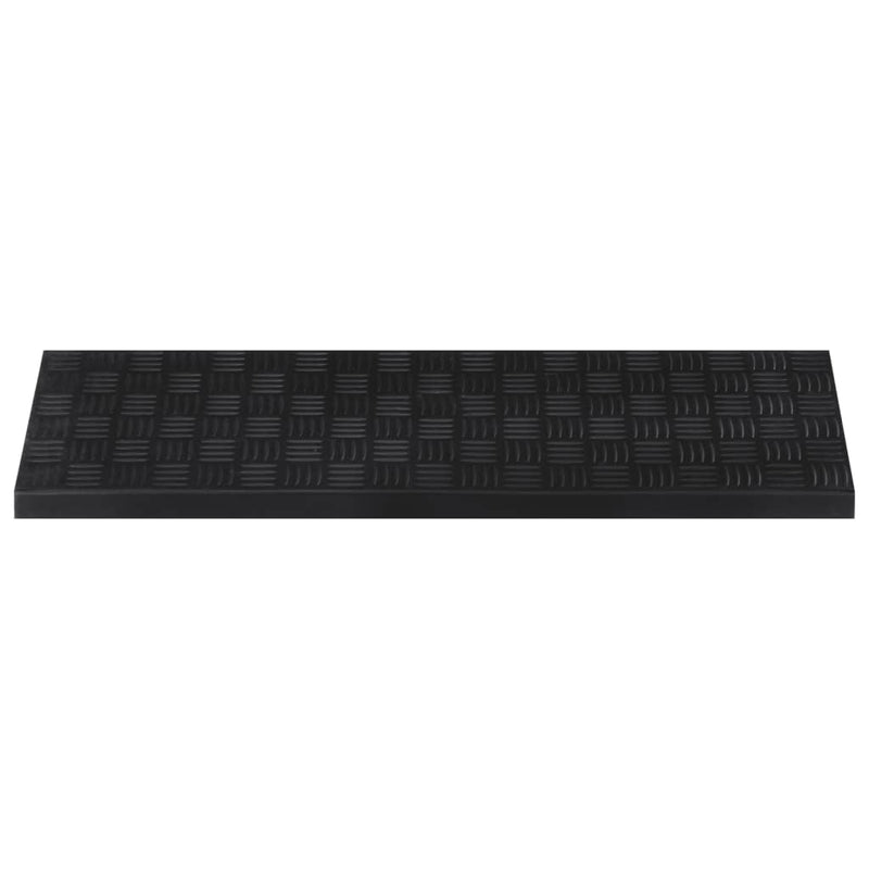 vidaXL Tappetino per Scale 5 pz 25x75 cm in Gomma - Image 35 of 81