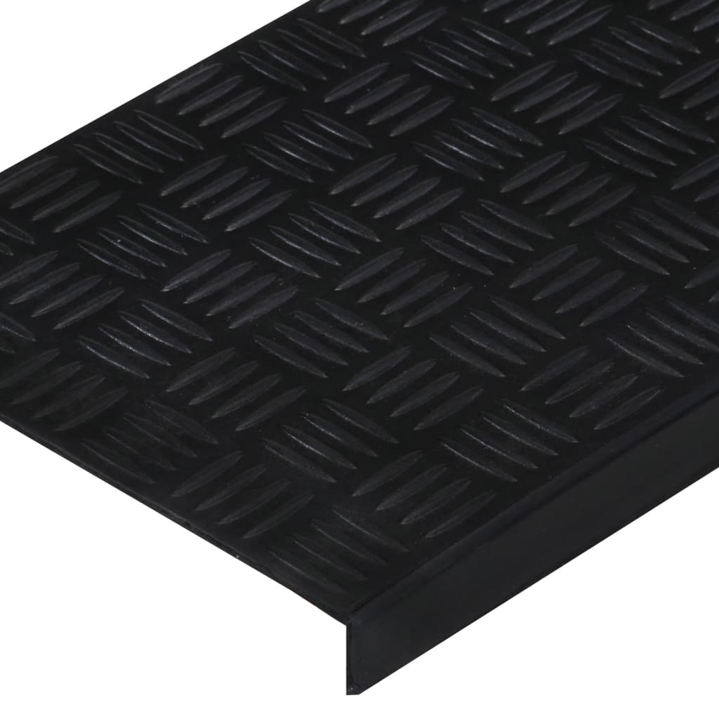 vidaXL Tappetino per Scale 5 pz 25x75 cm in Gomma - Image 43 of 81