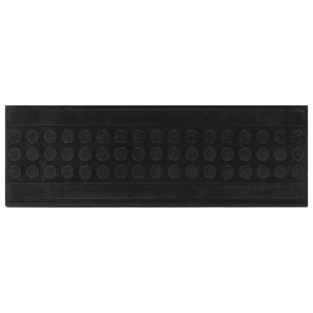 vidaXL Tappetino per Scale 5 pz 25x75 cm in Gomma - Image 10 of 81