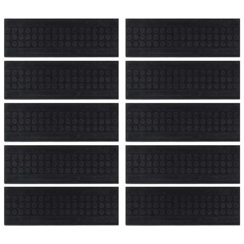 vidaXL Tappetino per Scale 5 pz 25x75 cm in Gomma - Image 15 of 81