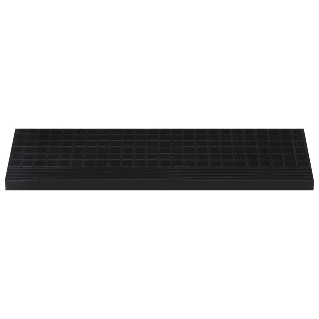 vidaXL Tappetino per Scale 5 pz 25x75 cm in Gomma - Image 36 of 81