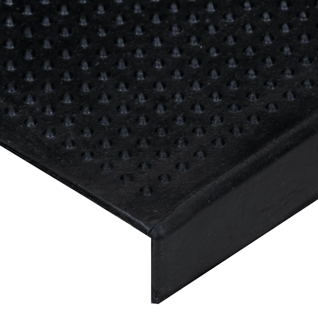 vidaXL Tappetino per Scale 5 pz 25x75 cm in Gomma - Image 49 of 81