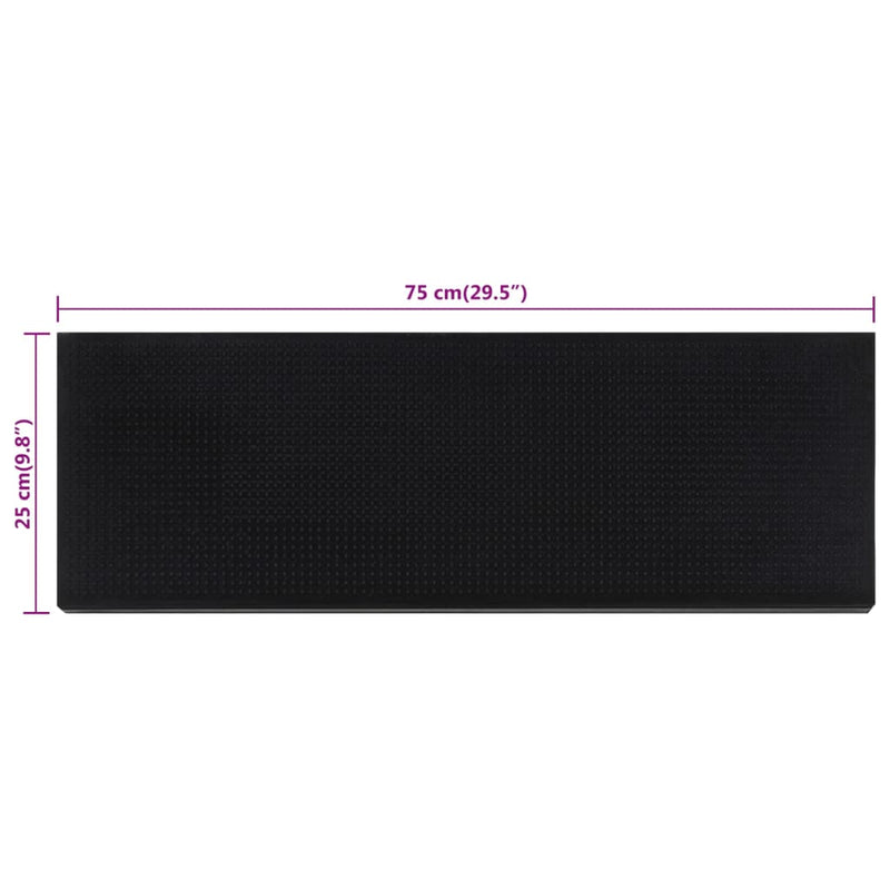 vidaXL Tappetino per Scale 5 pz 25x75 cm in Gomma - Image 68 of 81