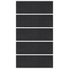 vidaXL Tappetino per Scale 5 pz 25x75 cm in Gomma - Image 18 of 81