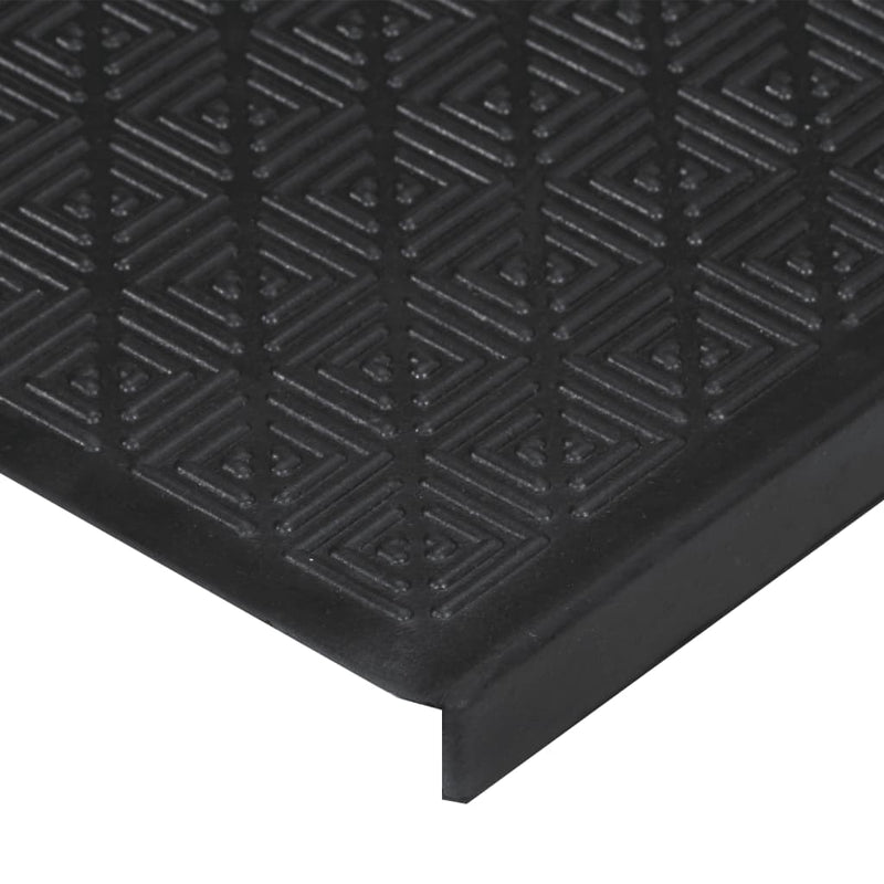 vidaXL Tappetino per Scale 5 pz 25x75 cm in Gomma - Image 52 of 81