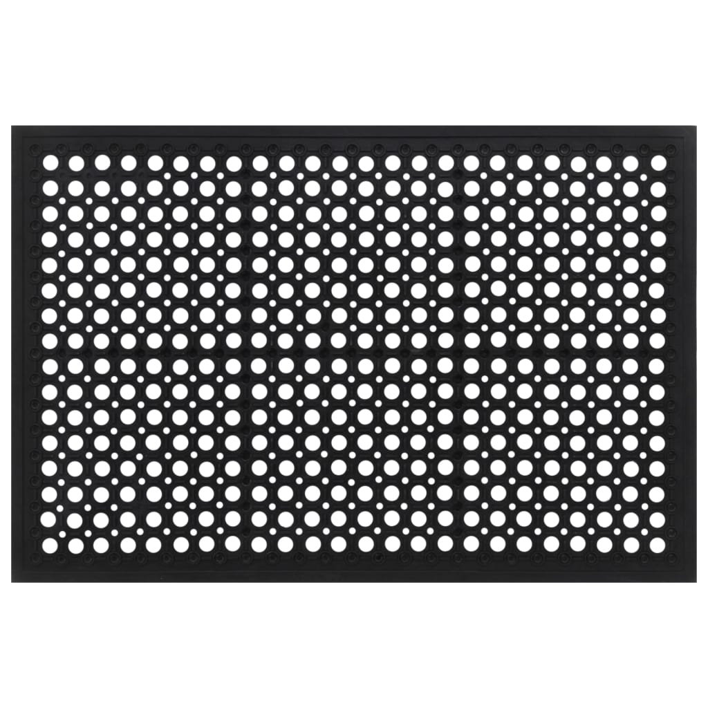 vidaXL Zerbino Rettangolare 60x90 cm in Gomma - Image 2 of 4