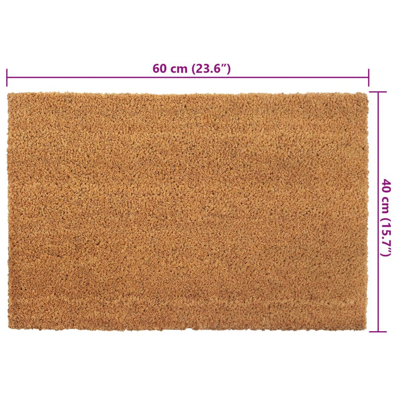 vidaXL Zerbini 5 pz Naturale 40x60 cm in Fibra di Cocco - Image 3 of 4