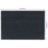 vidaXL Zerbino Grigio Scuro 40x60 cm Fibra di Cocco - Image 4 of 4