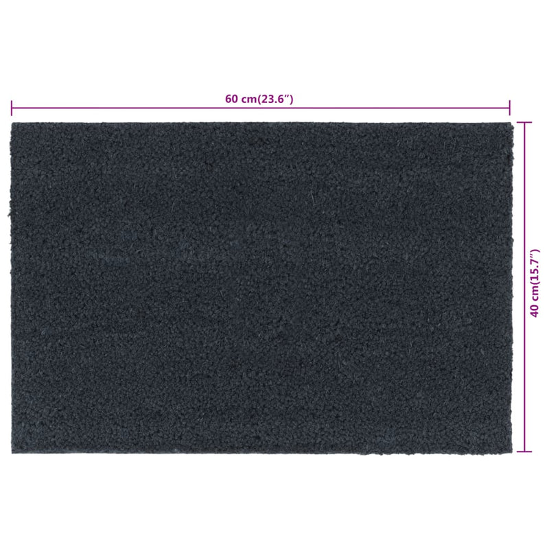 vidaXL Zerbino Grigio Scuro 40x60 cm Fibra di Cocco - Image 4 of 4