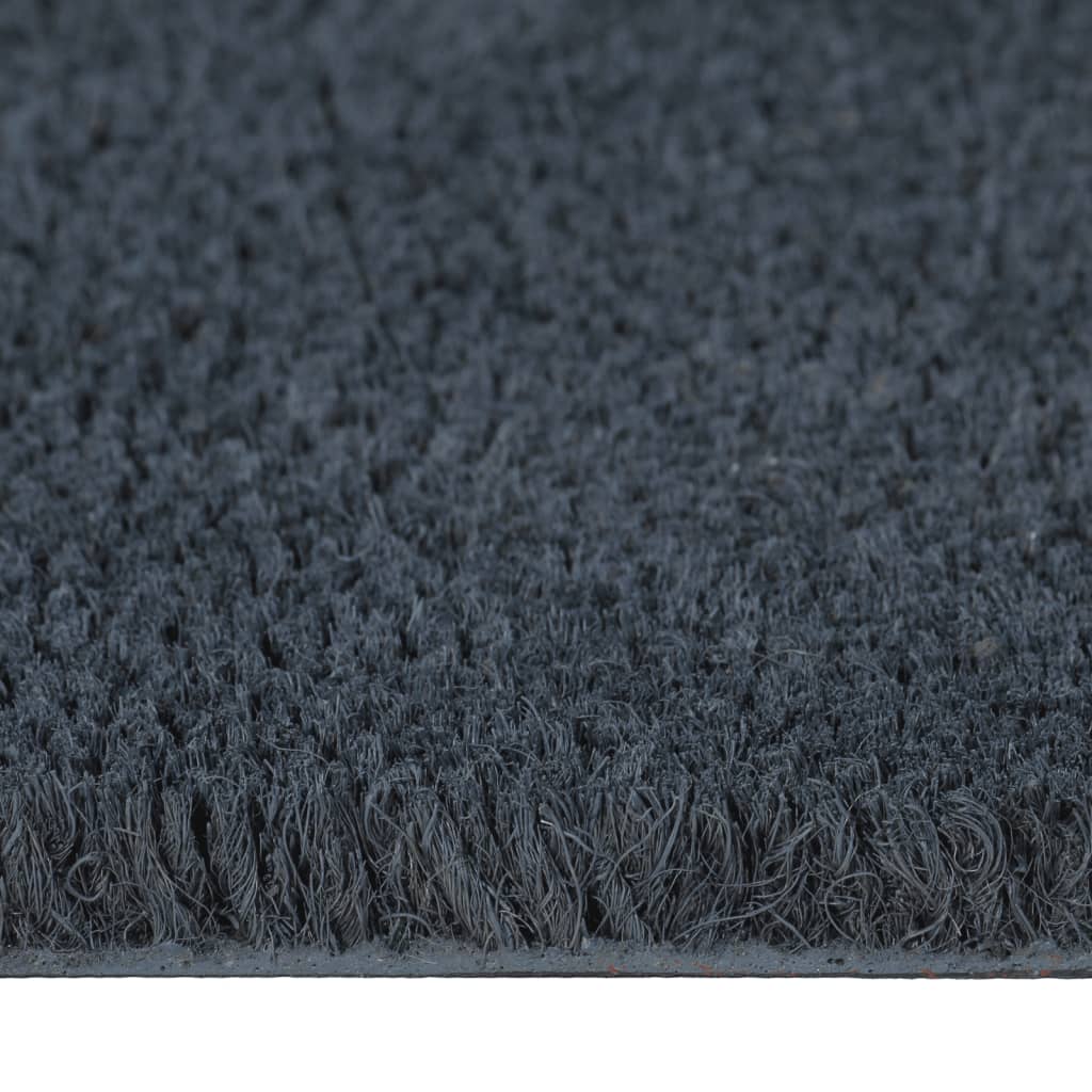 vidaXL Zerbini 2pz Grigio Scuro 40x60 cm Fibra di Cocco - Image 3 of 5