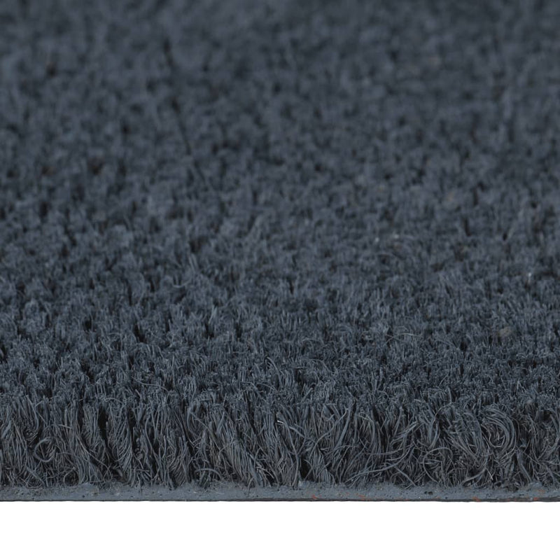 vidaXL Zerbini 2pz Grigio Scuro 40x60 cm Fibra di Cocco - Image 3 of 5