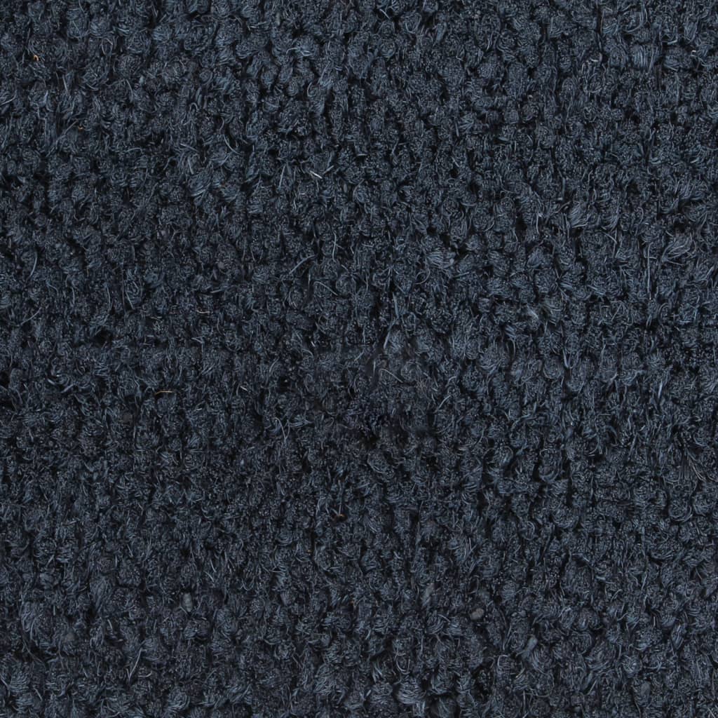 vidaXL Zerbini 2pz Grigio Scuro 40x60 cm Fibra di Cocco - Image 4 of 5