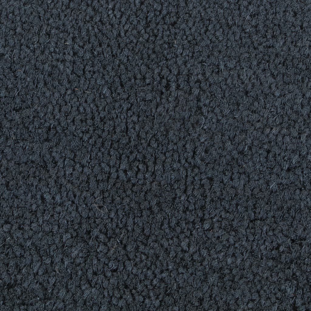 vidaXL Zerbino Grigio Scuro Mezzo Rotondo 50x80 cm Fibra di Cocco - Image 3 of 4