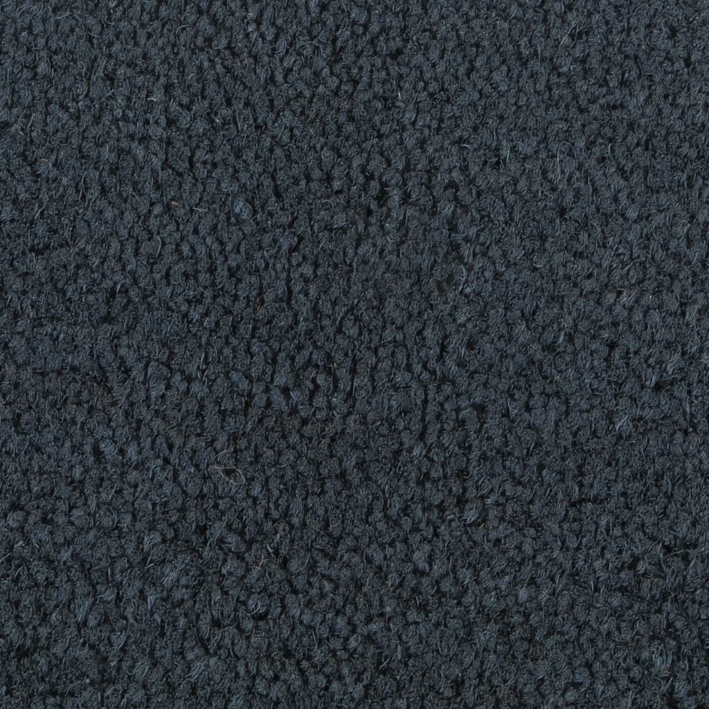 vidaXL Zerbino Grigio Scuro Mezzo Rotondo 60x90 cm Fibra di Cocco - Image 3 of 4
