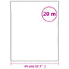 vidaXL Pellicola per Finestra Smerigliata Grigia 45x2000 cm PVC - Image 8 of 8