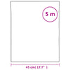 vidaXL Pellicola per Finestra Smerigliata Bianca 45x500 cm PVC - Image 8 of 8