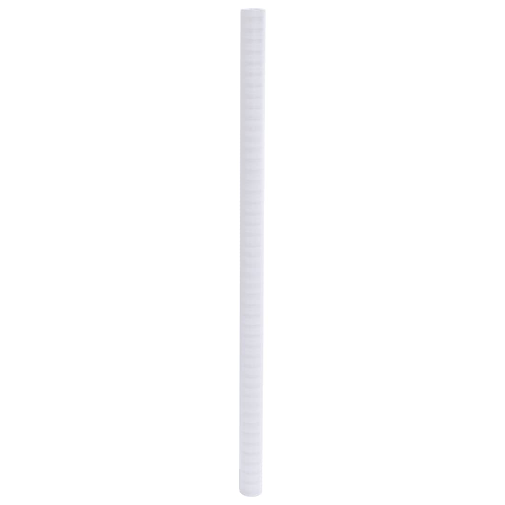 vidaXL Pellicola per Finestra PVC Design Smerigliato Strisce 45x2000 cm Bianco - Image 4 of 8