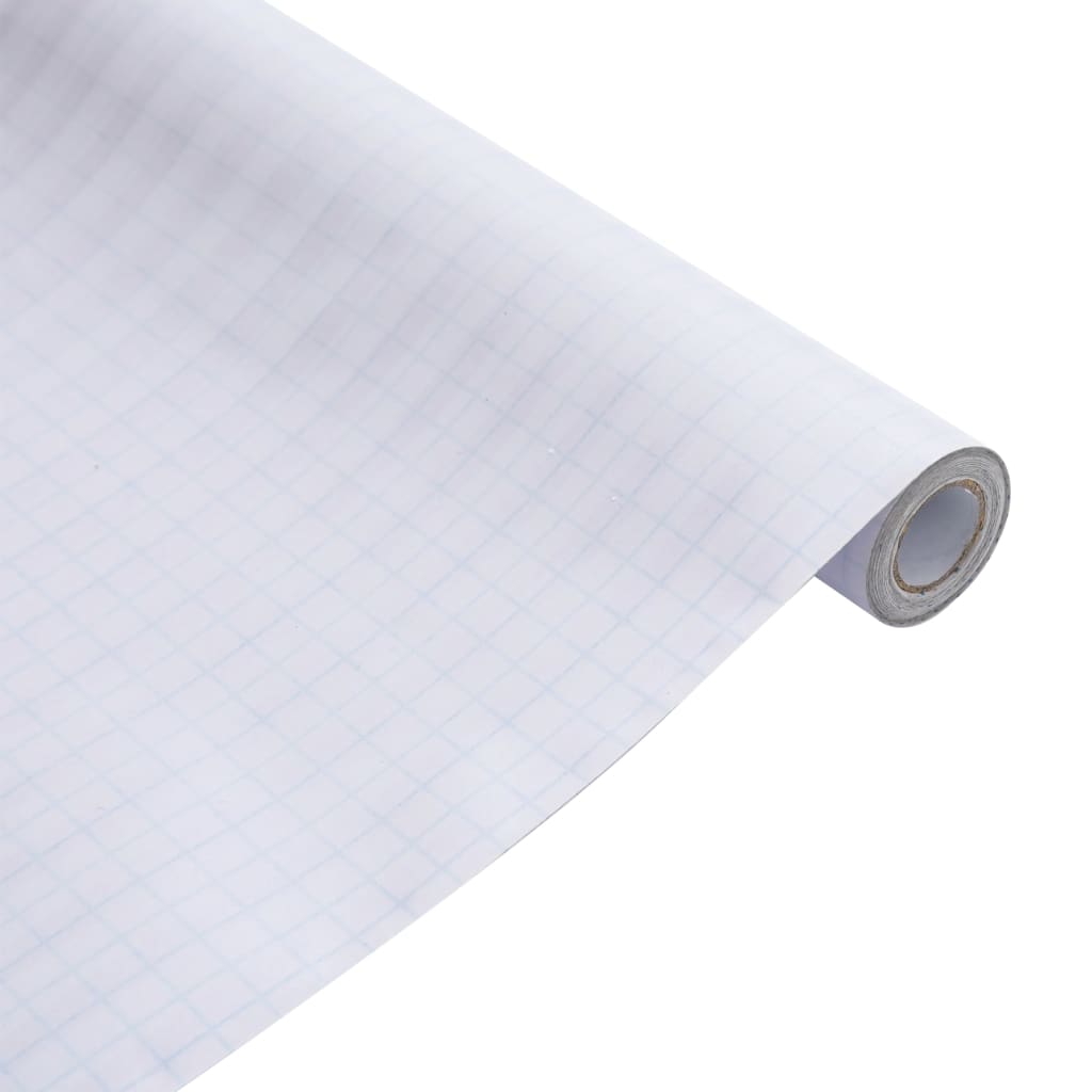 Pellicola per Finestra PVC Design Smerigliato Strisce 45x2000 cm Bianco - immagine 6 | SolPatio - Image 6 of 8