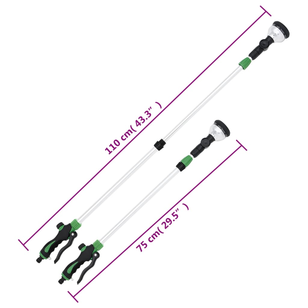 Lancia Telescopica Alluminio 10 Modalità 75-110 cm Verde e Nero - Image 12 of 24