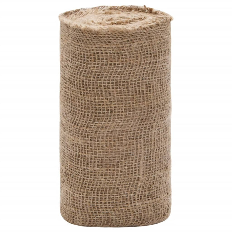 vidaXL Rotolo in Iuta 100% Naturale 0,25x5 m Naturale - Image 8 of 28
