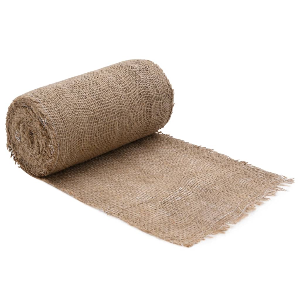 vidaXL Rotolo in Iuta 100% Naturale 0,25x5 m Naturale - Image 10 of 28