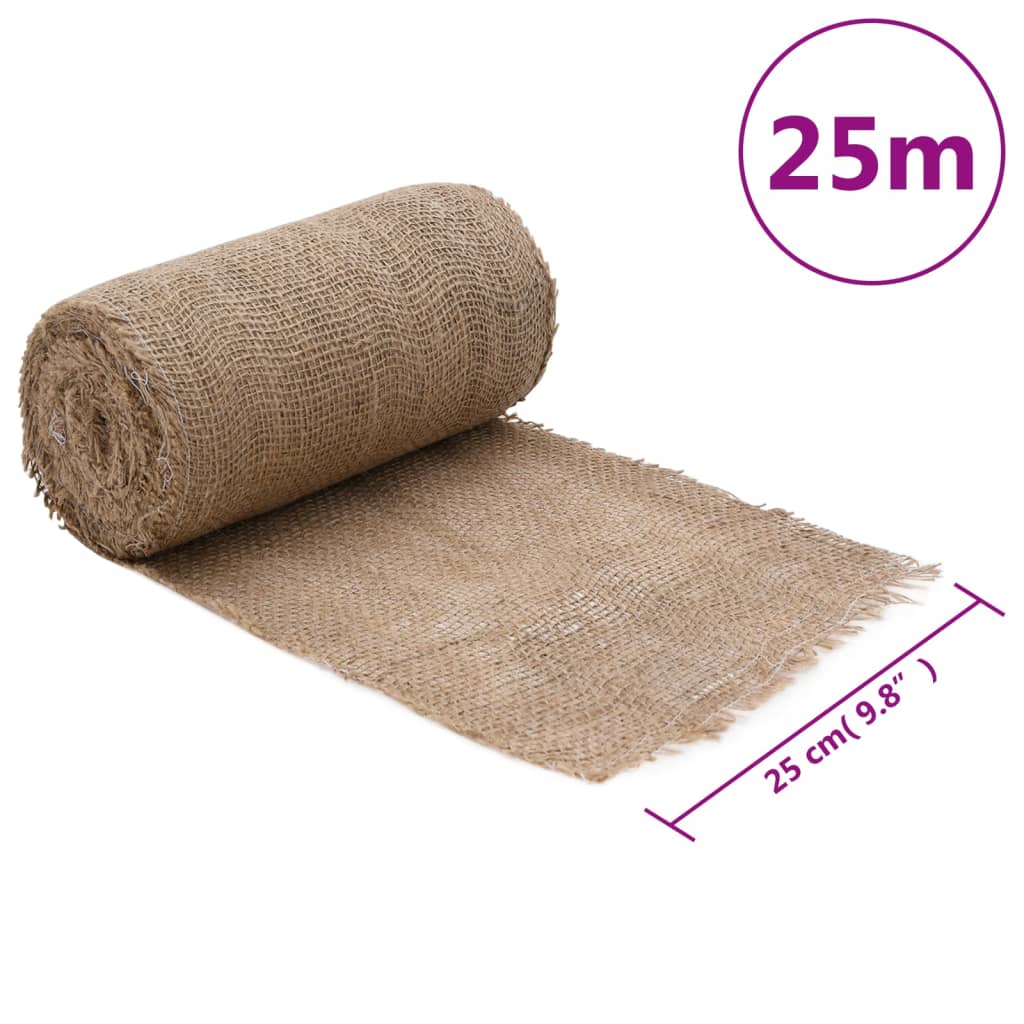 vidaXL Rotolo in Iuta 0,25x25 m 100% Iuta 200 gsm - Image 7 of 7