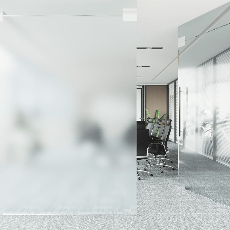 vidaXL Pellicola Statica Smerigliata Grigio 90x2000 cm PVC - Image 2 of 6
