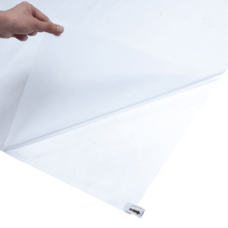 vidaXL Pellicola Statica Smerigliata Grigio 90x2000 cm PVC - Image 4 of 6