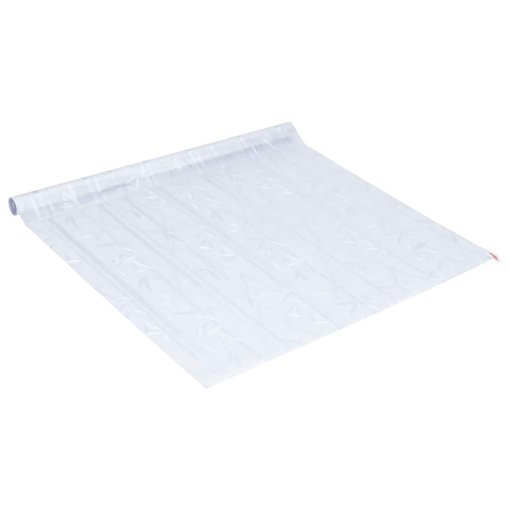 vidaXL Pellicola per Finestra Smerigliata Motivo Bambù 60x500 cm PVC - Image 3 of 6