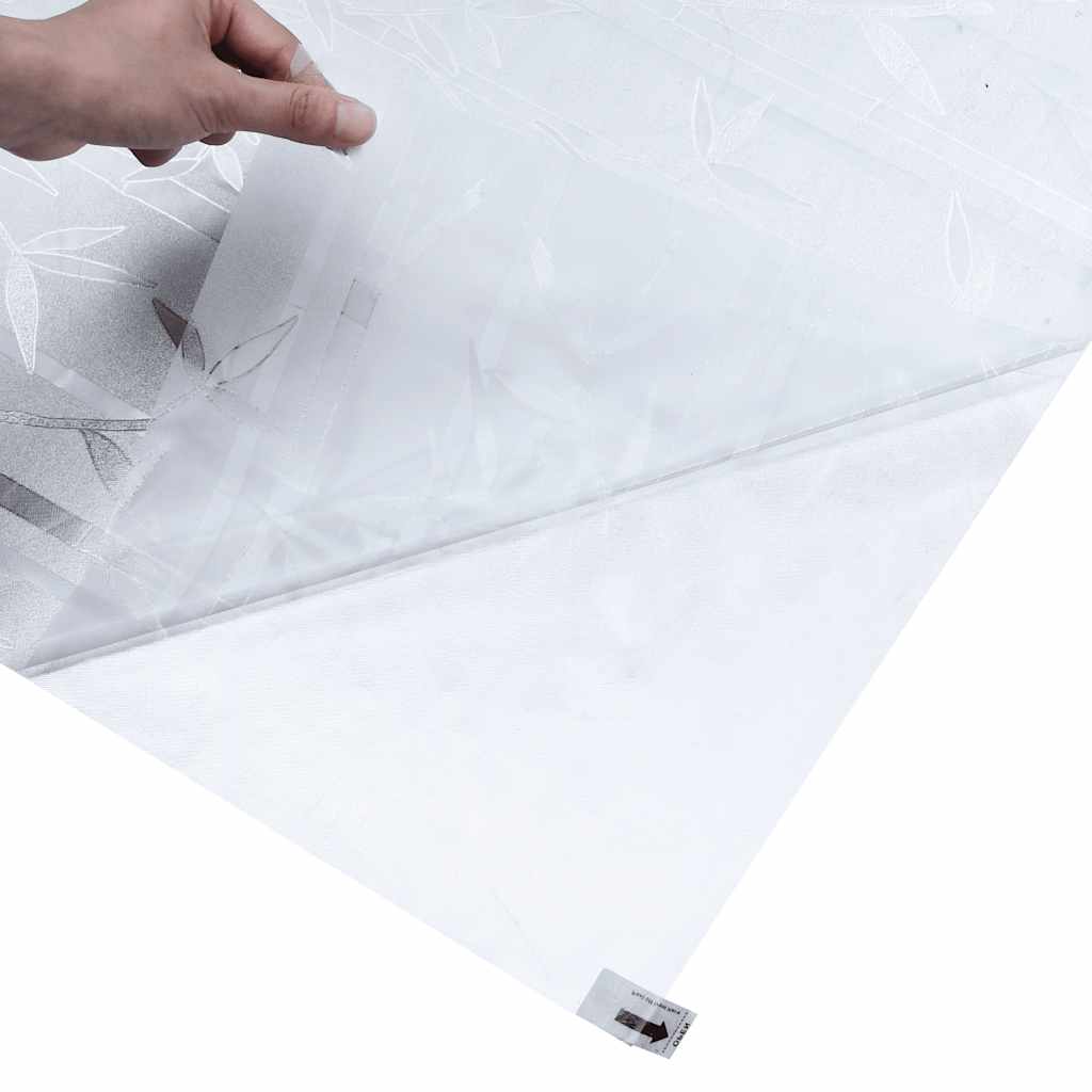 vidaXL Pellicola per Finestra Smerigliata Motivo Bambù 60x500 cm PVC - Image 4 of 6
