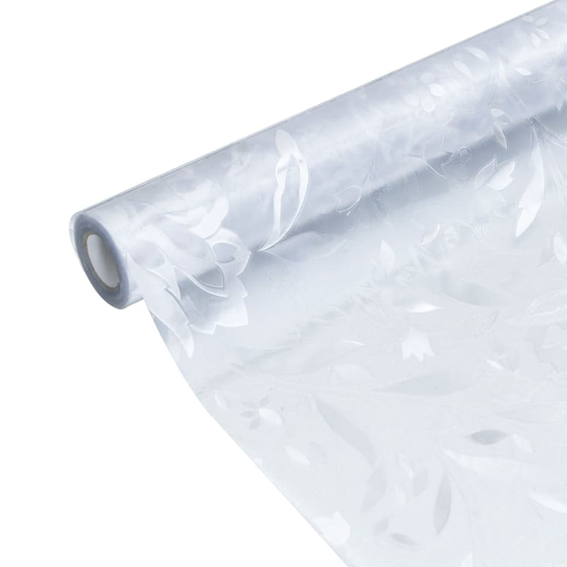 vidaXL Pellicola per Finestra Smerigliata in PVC Motivo Floreale 60x500 cm Trasparente - Image 13 of 18