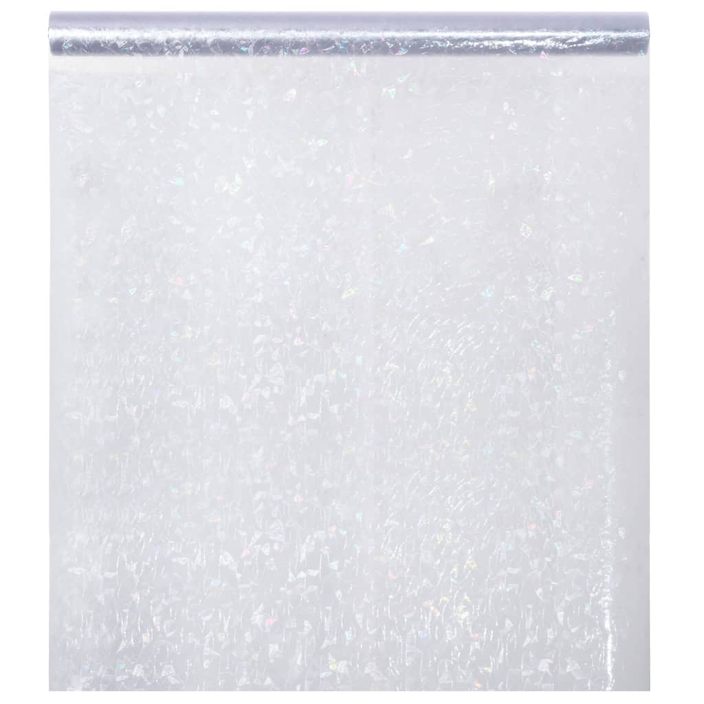 vidaXL Pellicola Finestra Smerigliata Motivo Arcobaleno 3D 45x2000 PVC - Image 2 of 7