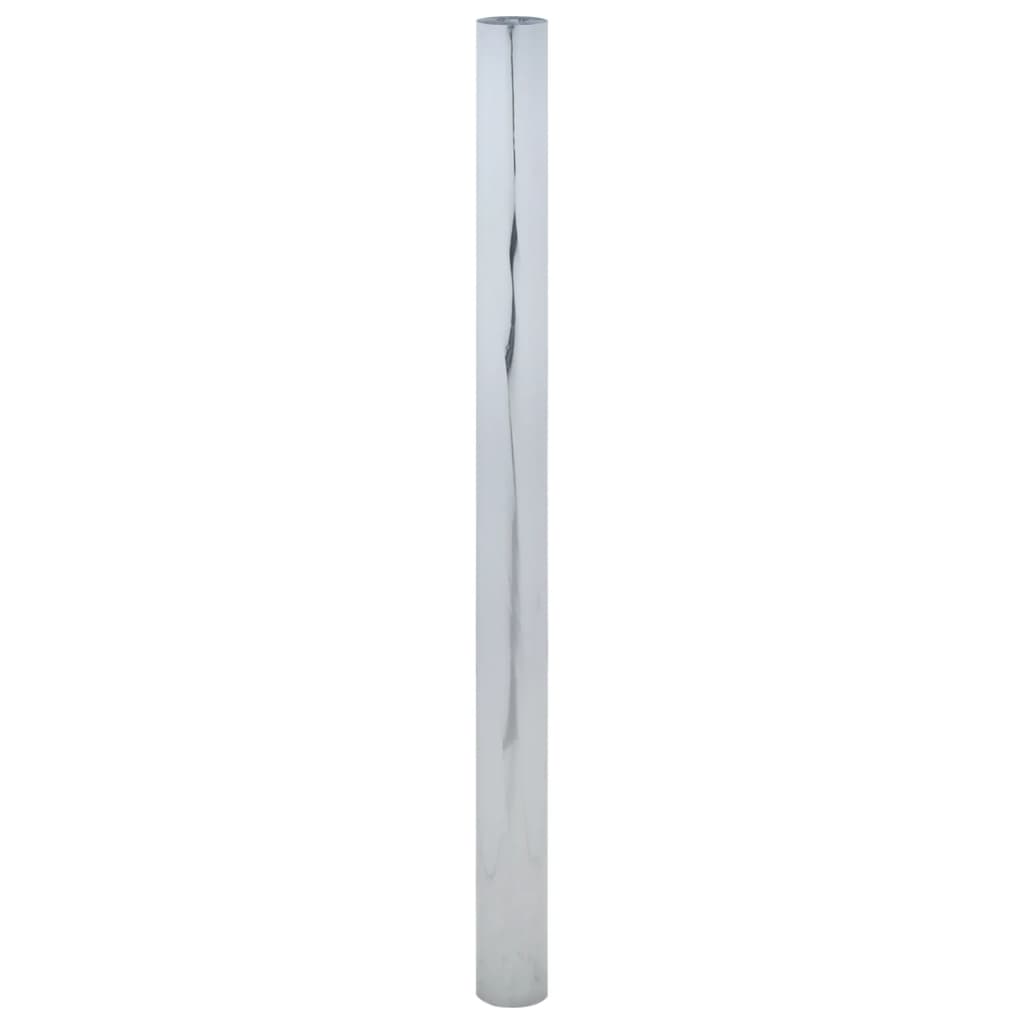 vidaXL Pellicola Solare Statica Riflettente Argento 90x1000 cm PVC - Image 2 of 5