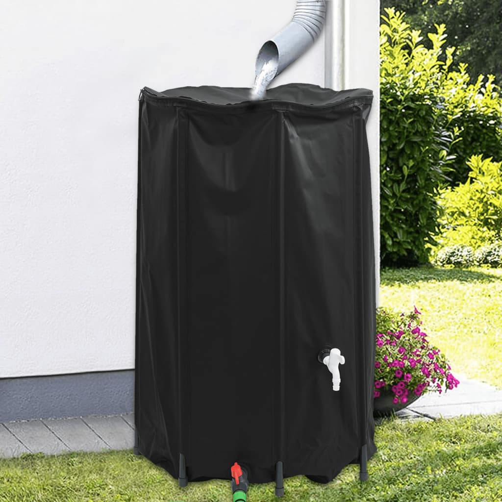 vidaXL Depósito de Agua con Grifo Plegable de PVC de 500 L - Image 1 of 240