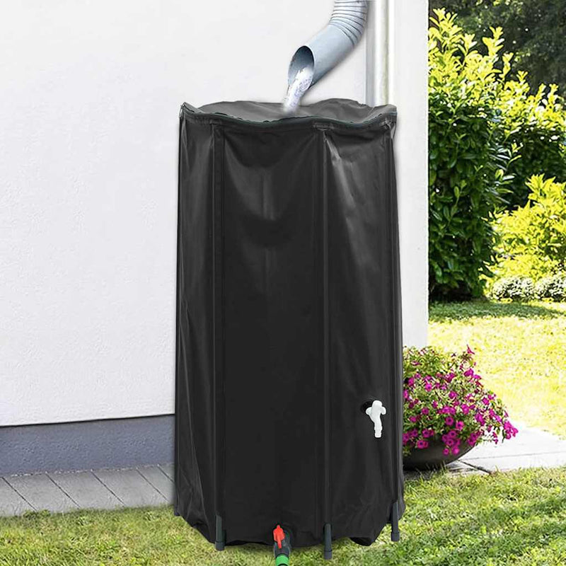Serbatoio Acqua Pieghevole in PVC 250 L 60×92 cm Nero - Image 1 of 10