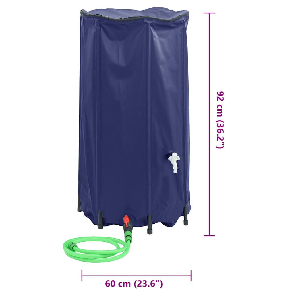 vidaXL Depósito de Agua con Grifo Plegable de PVC de 500 L - Image 225 of 240