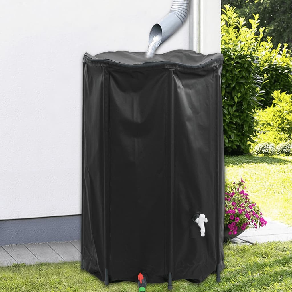 vidaXL Depósito de Agua con Grifo Plegable de PVC de 500 L - Image 27 of 240
